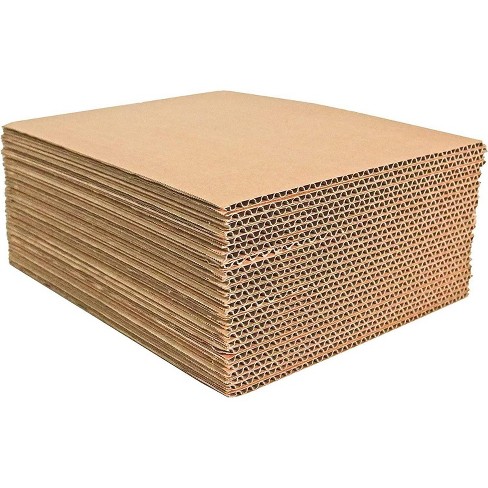 supplyhut 50 5x7 Cardboard Corrugated Pads Inserts Filler Sheet 5 x 7 - image 1 of 4