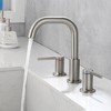 CLIHOME 8 in. Widespread 2-Handle 3-Hole Bathroom with Valve and Water Supply Hoses - 4 of 4