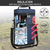 OPUX 2 Bottle Wine Carrier Tote, Insulated Leakproof Cooler Bag, Portable Case Travel Picnic BYOB Beach Christmas Gift - 2 of 4