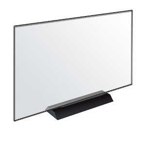 Azar Displays Acrylic Frame Sign Holder on Weighted Black Base 17"W x 11"H, 2-Pack - 1 of 4