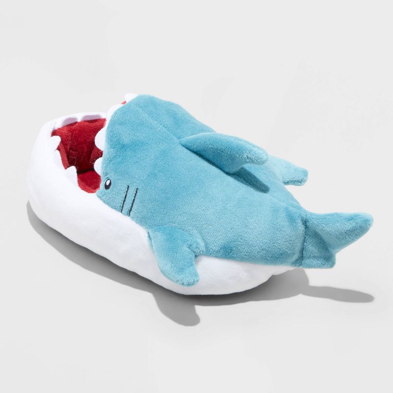 Toddler Bruce Shark Loafer Slippers - Cat & Jack™ Blue , 1 of 6