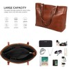 Generic Vintage Genuine Leather Tote Shoulder Bag for Women Satchel Handbag with Top Handles - 4 of 4