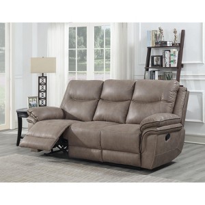 Isabella - Recliner Sofa - Sand - 1 of 3