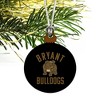 Bryant University Official Logo Mini Small Tiny Wood Christmas Tree Holiday Ornament - 3 of 4