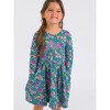 Rufflebutts Toddler Girls Long Sleeve Twirl Dress - 3 of 4