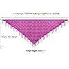 INSPIRE CHIC Shawls and Wraps for Evening Dresses Lace Mesh Fringe Scarves 1Pc - 3 of 4