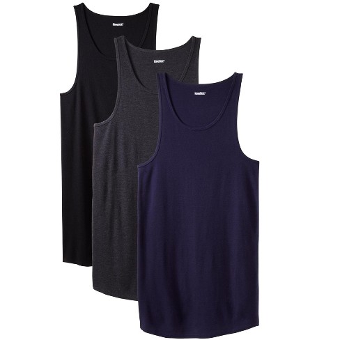 Undershirts For Men Assorted 3 Pack Ribbed Tank Tops 
