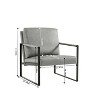 accent arm chair with Extra thick padded backrest and seat cushion - 3 of 4