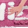 Unique Bargains Plush Letter Pattern Non-slip Soft Absorbent Bath Mat - 3 of 4