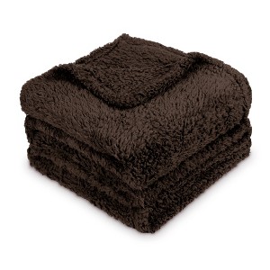 Catalonia Lightweight Reversible Fleece Throw Blanket for Couch, Super Soft Fluffy Fuzzy Blanket Kid Throw, 50x60 inches, Cozy Gift - 1 of 4