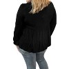 Women's Tiered Button Front Top - eesome - 2 of 3
