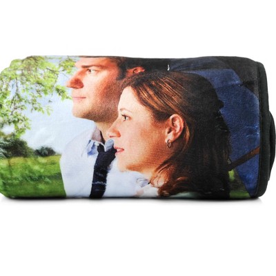 The Office Sunday Afternoon Art Style Fleece Throw Blanket