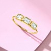 Pure Collection by Ross-Simons 0.70 ct. t.w. Aquamarine 3-Stone Ring in 14kt Yellow Gold - 4 of 4