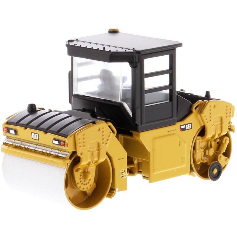 CAT Caterpillar CB-13 Tandem Vibratory Roller with Cab "Play & Collect!" Series 1/64 Diecast Model by Diecast Masters, 4 of 7