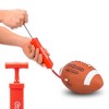 GoSports Rubber Footballs - 6 Pack of Youth Size Balls with Pump & Carrying Bag - 3 of 4