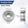 Unique Bargains Chrome Steel Durable Multipurpose Use Flanged Ball Bearing - 3 of 4