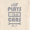 Men's - Instant Message - Plays with Cars Still Short Sleeve Graphic T-Shirt - 2 of 4