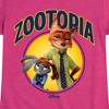 Girls' - Disney - Hopps & Wilde Fitted Short Sleeve Graphic T-Shirt - image 2 of 4