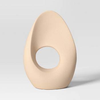 Ceramic Organic Modern Loop Sculpture - Threshold™