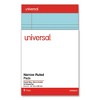 Universal Perforated Ruled Writing Pads, Narrow Rule, Red Headband, 50 Assorted Pastels 5 x 8 Sheets, 6/Pack - 2 of 4