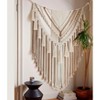 Aoibox Large Macrame Wall Hanging 47" W x 55" L Brown Boho Decor Handmade Yarn Wall Art for Living Room Bedroom Home - 3 of 4