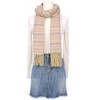 INSPIRE CHIC Women's Colorful Plaid Blended Cashmere Fringe Winter Warm Scarves 1Pc - 2 of 4