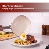 Alva Mobi 8-Piece Cream Titanium Reinforced Ceramic Cookware Set Non-Toxic All Stovetop Compatible Induction Oven & Dishwasher Safe - 3 of 4