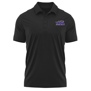 University of Sioux Falls Adult Polo Left Chest Logo, Black - 1 of 4