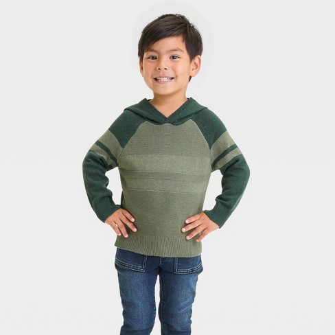 Toddler Boys' Pullover Sweater - Cat & Jack™ Green 5t : Target