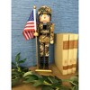 Santa's Workshop Inc. 14" Army Nutcracker - image 3 of 3