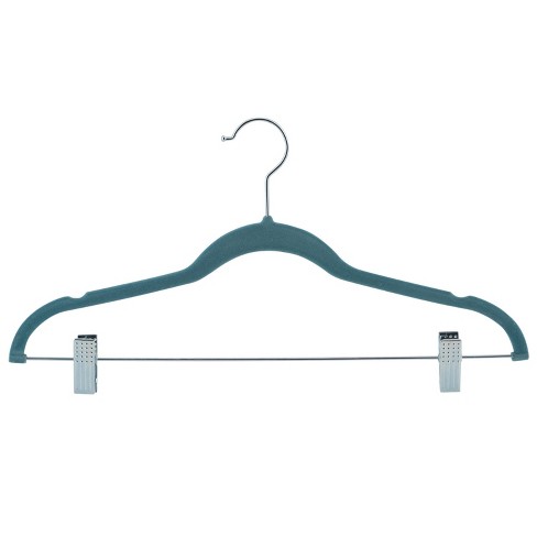 2pk Metal Pant Hangers with Clips Black - Brightroom™
