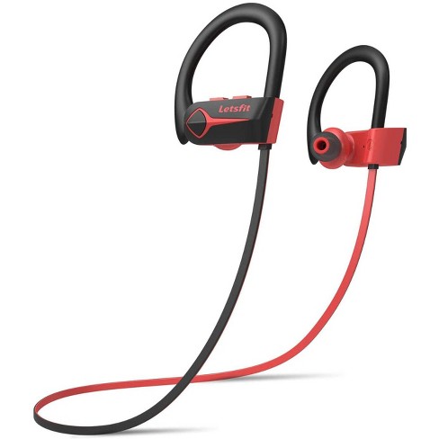 Letsfit Bluetooth Ipx7 Waterproof Wireless Earbuds - U8l- Red/black ...