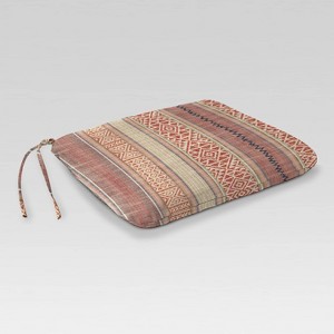 Outdoor Stripe Dining Seat Pad Baja - Jordan Manufacturing - 1 of 3