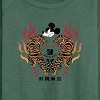 Women's - Disney - Mickey And Twin Tigers Lightweight French Terry Wide Neck Long Sleeve Shirt - 2 of 4