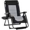 Resenkos Foldable Outdoor Lounge Chair With Footrest, Oversized Padded Zero Gravity Lounge Chair With Headrest, Side Tray, - 2 of 4