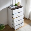 Farmhouse Wood Dresser for Bedroom, Drawers of Dressers - 4 of 4