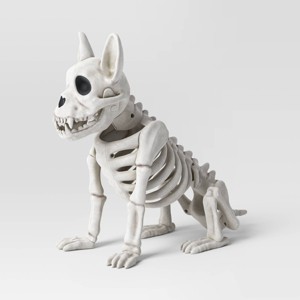11" French Bulldog Skeleton Halloween Decorative Prop - Hyde and EEK! Boutique™: Indoor/Outdoor - 1 of 4