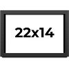 PosterPalooza | Shadow Box 1.5" Depth Black Picture Frame - UV Acrylic, Backing Board, Hanging Hardware - 2 of 4