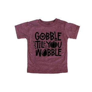 The Juniper Shop Kids Gobble Til You Wobble Youth Short Sleeve Tee - 1 of 2