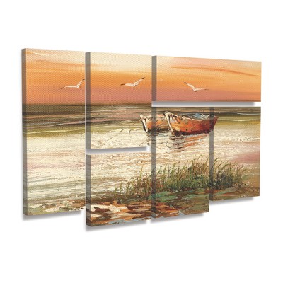 Trademark Fine Art -Masters Fine Art 'Florida Sunset' Canvas Art