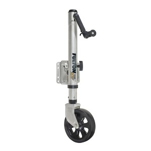 Fulton 141133 XLT Jack 1,500 Pound Swing Away Bolt On Marine and Recreational Trailer Tongue Jack with Integrated Wheel - 1 of 4