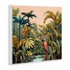 Stupell Industries Parrot in Tropical Vegetation Wall Plaque Art, 12" x 12" - 2 of 4