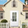 Lirago Modern Classic Fiberglass Front Doors 36  inch  x 80  inch  White with Low E Glass 6 Lite Right Hand Inswing - 4 of 4