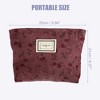 Unique Bargains Women's Floral Zipper Flower Makeup Bags and Organizers 1 Pc - 4 of 4