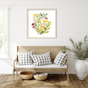 Amanti Art Spring Sprigs Collection C by Jennifer Goldberger Wood Framed Wall Art Print - 1 of 4