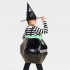 2pc Kids' Halloween Costume and Witch Cauldron Accessory Set - Hyde and EEK! Boutique™ One Size Green/Black - 2 of 3