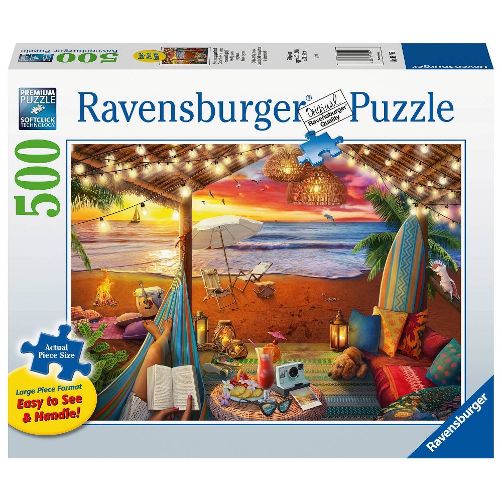 Ravensburger Cozy Cabana Large Format Jigsaw Puzzle - 500pc