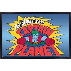 Trends International Captain Planet and The Planeteers - Logo Framed Wall Poster Prints - 1 of 4