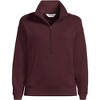 Lands' End Women's Serious Sweats Relaxed Long Sleeve Half Zip Sweatshirt - 3 of 3