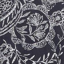 Navy Blue Paisley